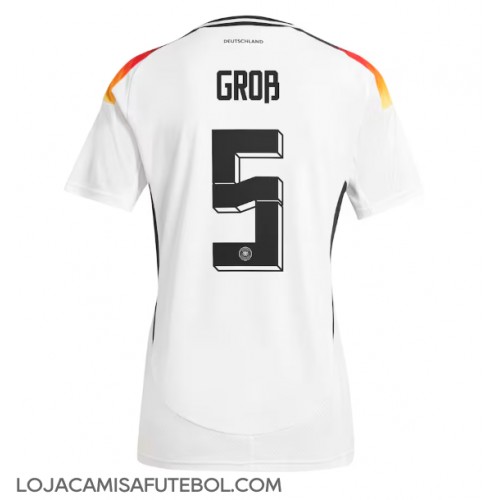 Camisa de Futebol Alemanha Pascal Gross #5 Equipamento Principal Europeu 2024 Manga Curta